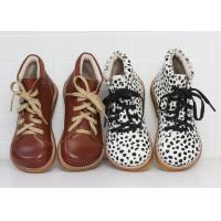 China 4-6 Years / 7-12 Years Leopard Print Kids Leather Boots Kids Shoes for Boys Girls on sale