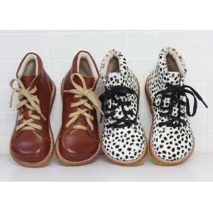 4-6 Years / 7-12 Years Leopard Print Kids Leather Boots Kids Shoes for Boys Girls