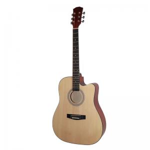 Guitar Wholesale 6 String 40 inch Spruce Veneer acoustic electric Guitar for beginner