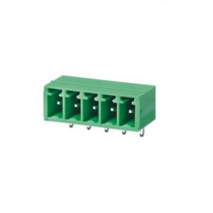 China Green PCB Shakeproof Pluggable 3.81 Mm Terminal Block supplier