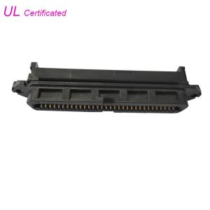 China 32pairs 64Pin TYCO Crimping Type IDC Female RJ21 Connector With Wire Clip supplier