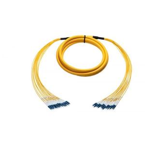 China Trunks Fiber Optic Cable Assemblies , Customized Single Mode Fiber Lc To Lc supplier