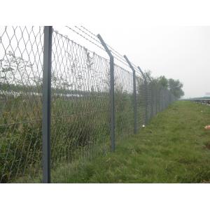 50mm X 50mm Mesh Size Galvanized Green PVC Coated Metal Weave Diamond Chain Link Fence