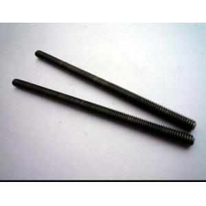 China Din975 Coarse Carbon Steel Threaded Rod , M20 M10 Full Threaded Rod Black Oxide supplier