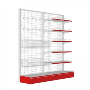 Steel Grid Display Racks Net Mesh Shelf For Supermarket Shop Exhibit