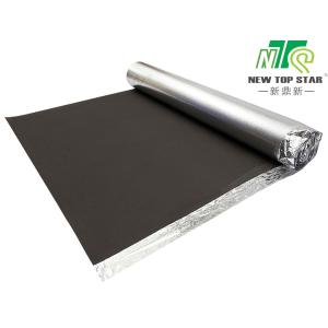 China 3mm EVA Acoustic Floor Underlayment 3 In 1 Foam Rubber Underlay With Foil Barrier wholesale