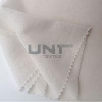 China PA / PES Coating Fusible Interfacing 100% Polyester Double Dot Woven For Women And Men Suits on sale
