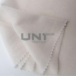 China 100% Polyester Circular Knit Bonded Fusible Interlining And Interfacing For High Stretch Fabric supplier