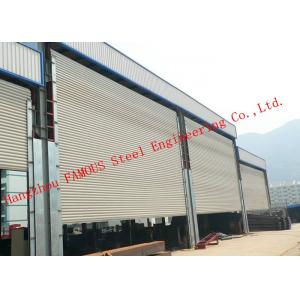 Frequency Controlled Vertical Lifting Fabric Industrial Doors For Large Openings