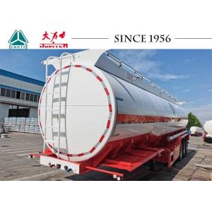 Carbon Steel Fuel Tanker Trailer 40kl 42kl 45kl For Gas Station