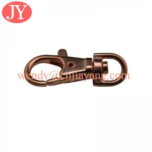 jiayang 13mm anti copper zinc alloy tigger snap hook for key chain