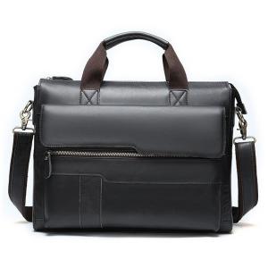 China Leather Laptop Briefcase For Men Or Women Office School Bag BRB04 supplier