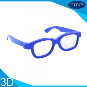 China Los vidrios disponibles 3D del cine embroman el marco con las lentes polarizados circulares un uso del tiempo wholesale