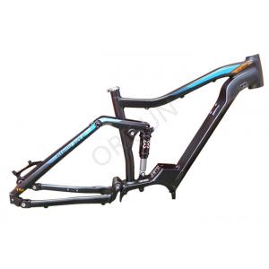 China 27.5 Inch Electric Bicycle Frame , Full Suspension Enduro Ebike Frame supplier
