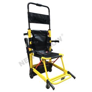 China Disable Electric Stair Climbing Wheelchair Stretcher Detachable Lithium Battery supplier