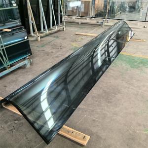 Small Radius Curved Glass Hot Bent Laminted Insulated Sun Film Coated Glass High-Difficulty Glass Columns