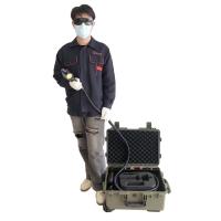 China 100w Suitcase Portable Fiber Laser Cleaning Machine Outdoor Remote Operation on sale