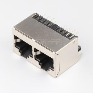 China LPJE602DNL sem LED 1X2 Port 8P8C Conector RJ45 Vertical sem magnéticos integrados supplier