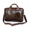 China Men Style Vintage Leather Men Briefcase Laptop Bag Messenger Bag #6086 wholesale