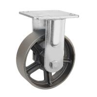 China Industrial 50mm Thickness Heavy Duty All Iron Steel Swivel Caster Wheel 4 5 6 8inch on sale