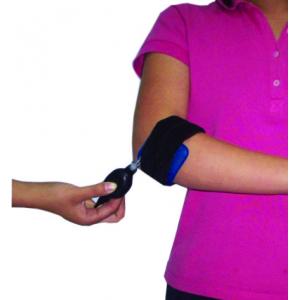 China Hot / Cold Air Compression Elbow Support Brace Flexible With Pneumatic Pump supplier