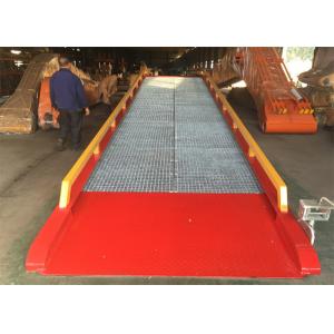 Loading And Unloading Mobile Yard Ramp / Container Dock Ramp