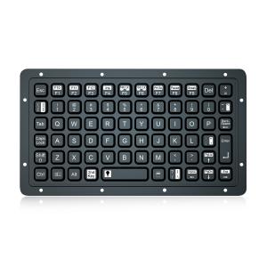 Embedded Rugged Military Silicone Rubber Keyboard 69 Keys USB Backlit Keyboard