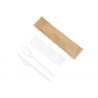 China 165mm 160mm 152mm Biodegradable CPLA Forks Spoons Knives With Napkin wholesale