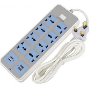 China Home Desk Mount Power Strip European Style Plug Intelligent USB Lightning Fast Charging supplier