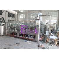 China 4 In 1 Plastic Bottle Liquid Filler Machine PLC Control With Touch Screen on sale