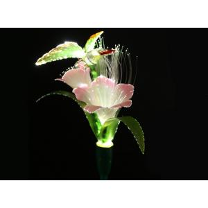 LED Fiber Optic Flower Lamp Outdoor Lamp Floor Socket Flower Head With Hummingbird Luminous Landscape Decorative Lamp