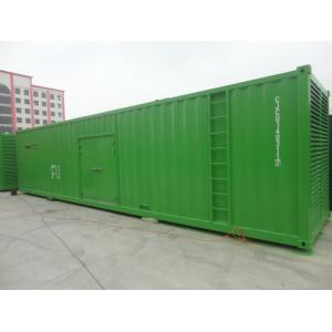 China Water Cooling Container Diesel Genset 1200KW 1500KVA Special Drop Noise Silencing Material supplier