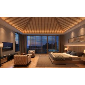 ISO9001 aprueban a rey de madera Size Customized de la cama de la teca de los muebles del cuarto de invitados del hotel