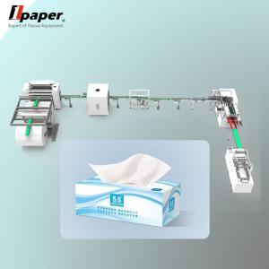 China Automatic Facial Tissue Box Film Making Machine for Hot Melt Packaging and Sealing supplier