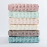 China Soft Cotton Waffle Weave Blanket 1pc Quantity Washed and Dyed Perfect for Baby on sale