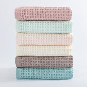 Soft Cotton Waffle Weave Blanket 1pc Quantity Washed and Dyed Perfect for Baby