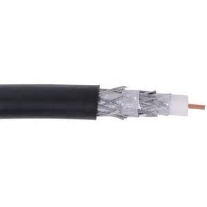 RG6 3.0 GHz Quad Shielded CATV Coaxial Cable UL CM Rated PVC for Digital Video
