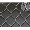 Hand Woven Stainless Steel Wire Rope Mesh , Flexible Wire Mesh Netting Durable