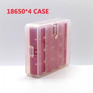 China 18650 plastic battery case for 4pcs 18650 size batteries, 4*18650 battery case, high quality 18650 plastic storage case supplier