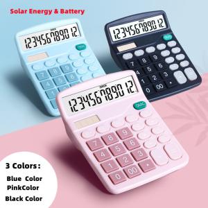 China Dígito da calculadora Desktop 12 com poder duplo do grande botão sensível da exposição do LCD supplier