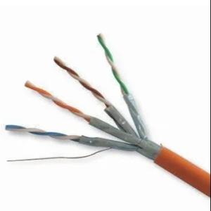China O OD 6.5mm mede o cabo cru do cabo 26AWG*4 do remendo do ftp CAT7 embalou pelo rolo supplier