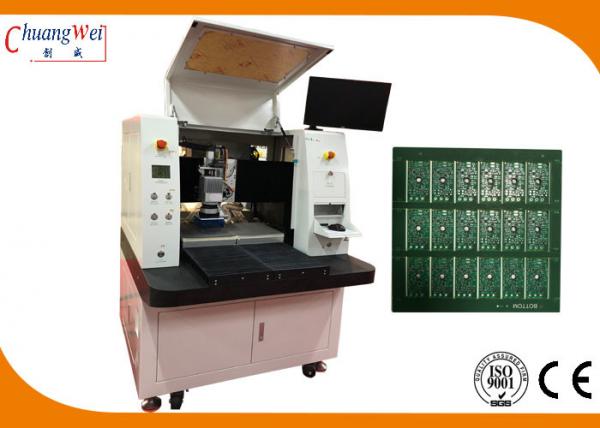 PCB Laser Depaneling FPC laser cutting Machine For Dual Table