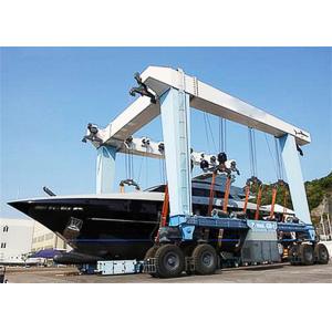 120 Ton Harbour Port Rubber Wheel Boat Hoist Crane 5m-110m Span