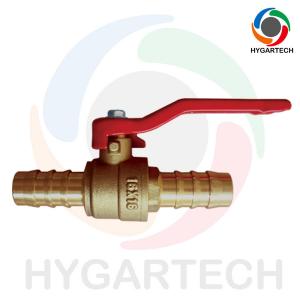 China Brass Ball Valve W/ Both Sleeve Ends Installed Hose Line supplier