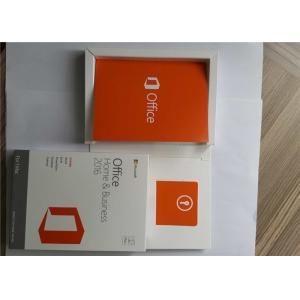 China Sealed Box Microsoft Office Home And Business 2016 FPP Product Key wholesale