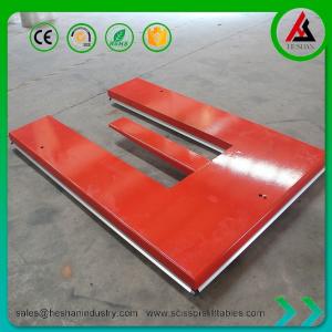 E Shape Scissor Lift Table 1000kg Load Capacity Hydraulic Pallet Lifter Customized