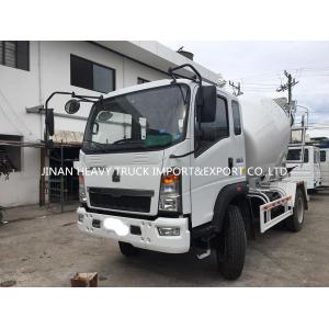 China Factory Price HOWO 3cbm 5M3 Light Duty 4x2 Concrete Self-Loading Concrete Mixer Truck supplier