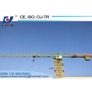 52m Jib Length Top Slewing Crane  QTZ63(PT5210) Flat Top Tower Cranes 150m Tower Crane Lifting Height