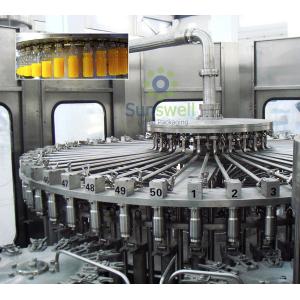 China Pet Bottled Juice Filling Machine Automatic For Apple / Orange Juice Plant supplier