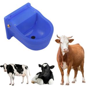 Custom Blue Livestock Water Bowl for Cattle Horses Sheep - Durable PP Plastic 2.66kg/pc